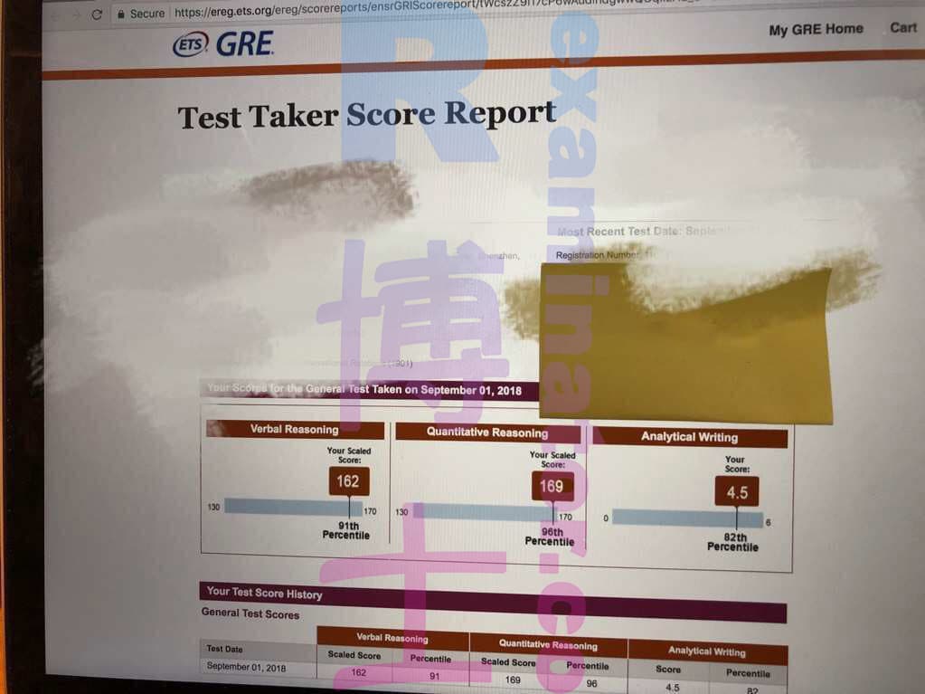 score image for GRE 부정행위 success story #28