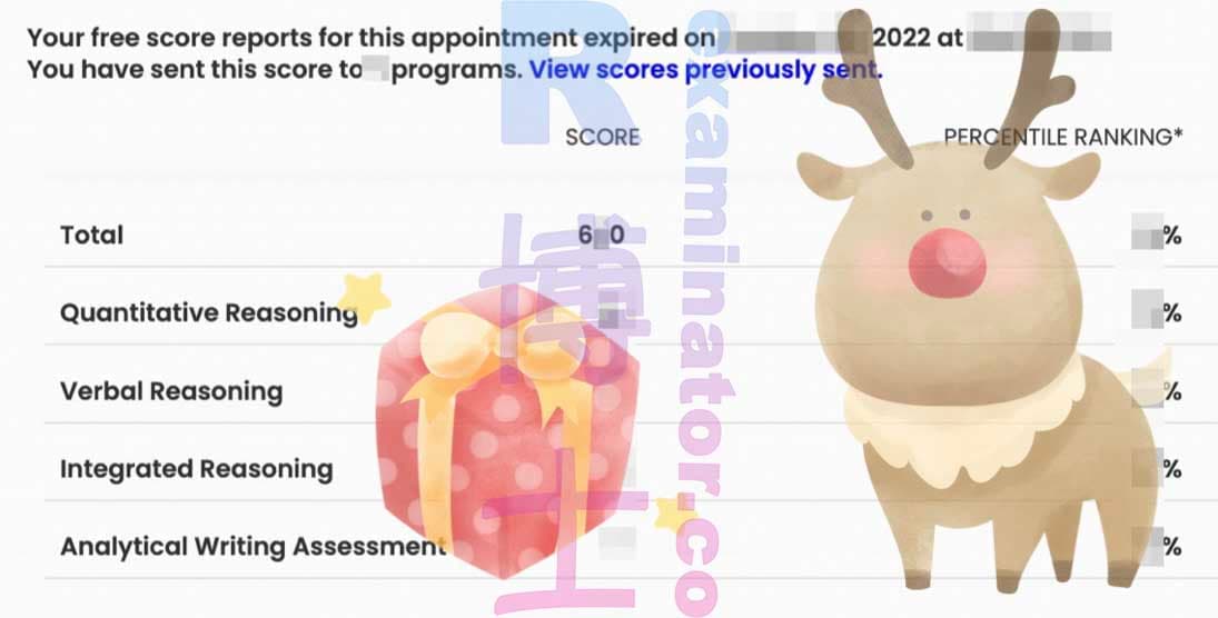 score image for GMAT 부정행위 success story #434