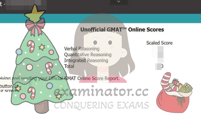 score image for GMAT 부정행위 success story #605