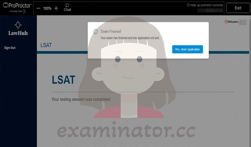 LSAT Cheating Test Completion